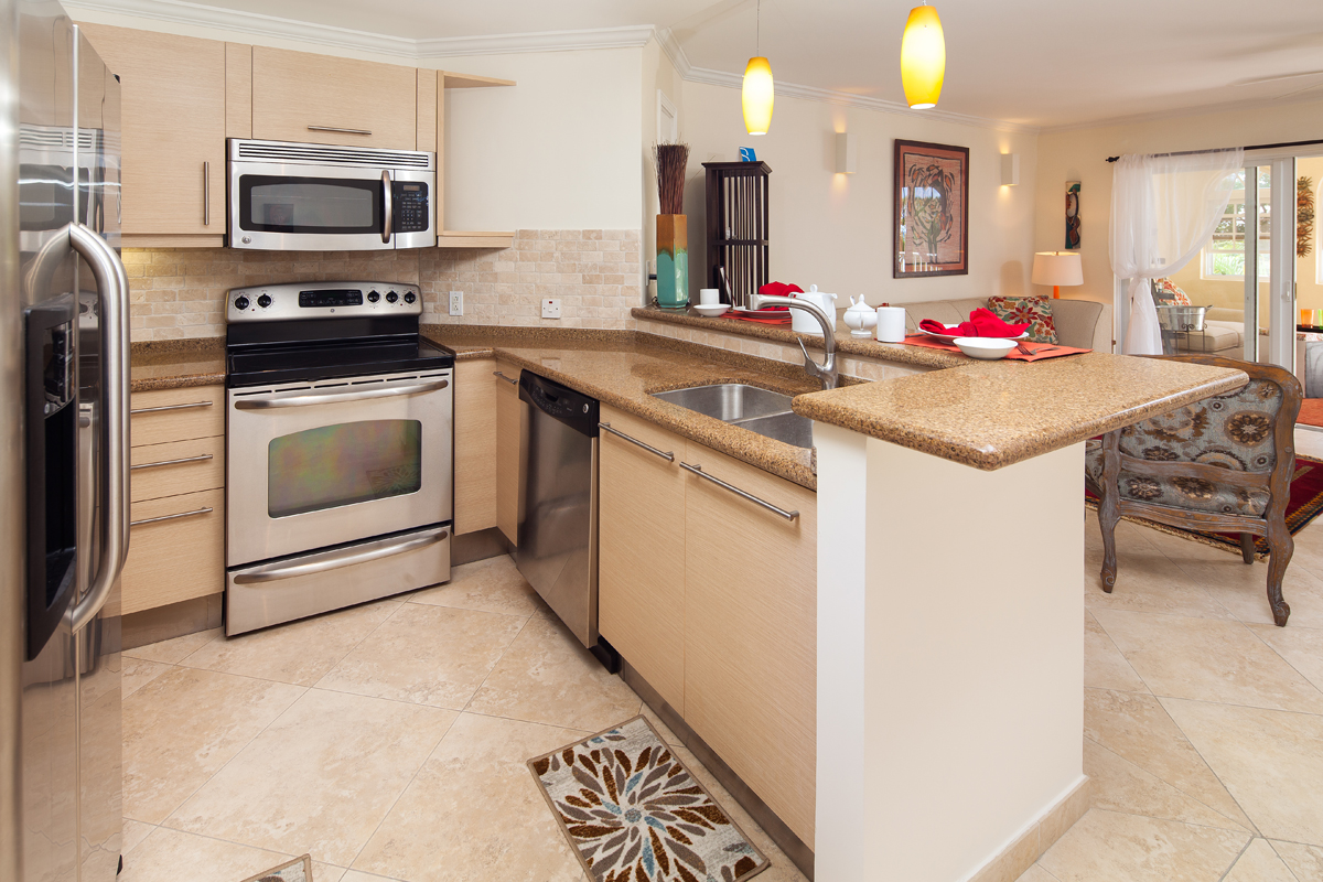 Sapphire Beach 102 kitchen Barbados Barbados
