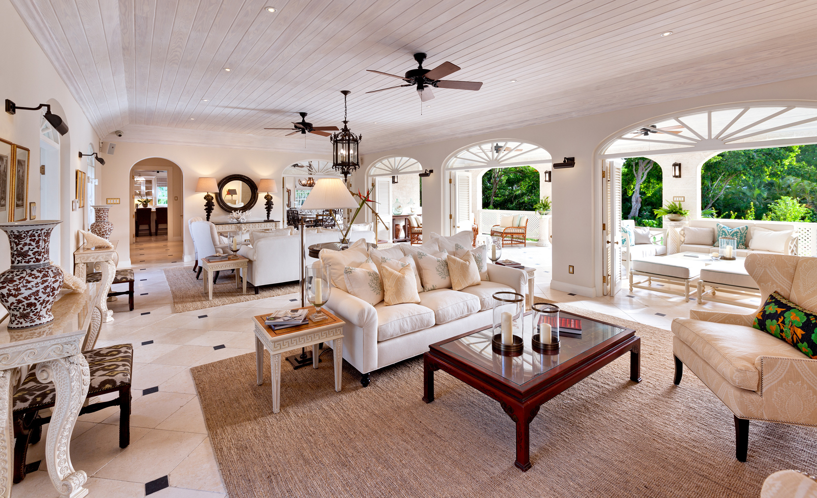 Windward villa  living  room  inside Barbados Barbados