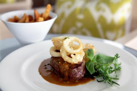 Dining at Cin Cin by the Sea, Barbados