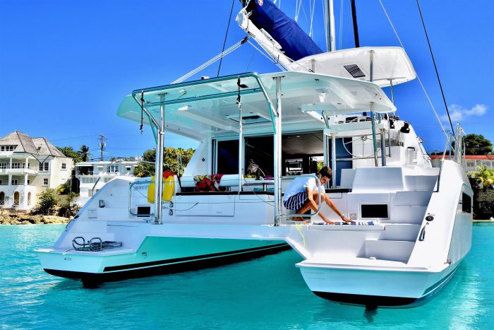 private catamaran tour barbados