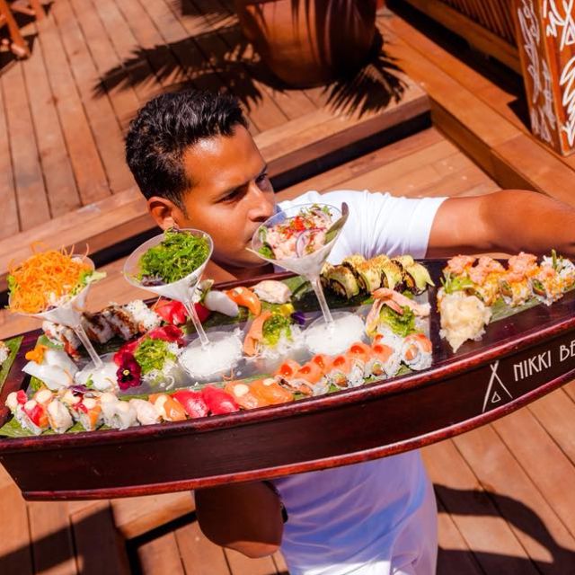 barbados-nikki-beach-sushi-boat